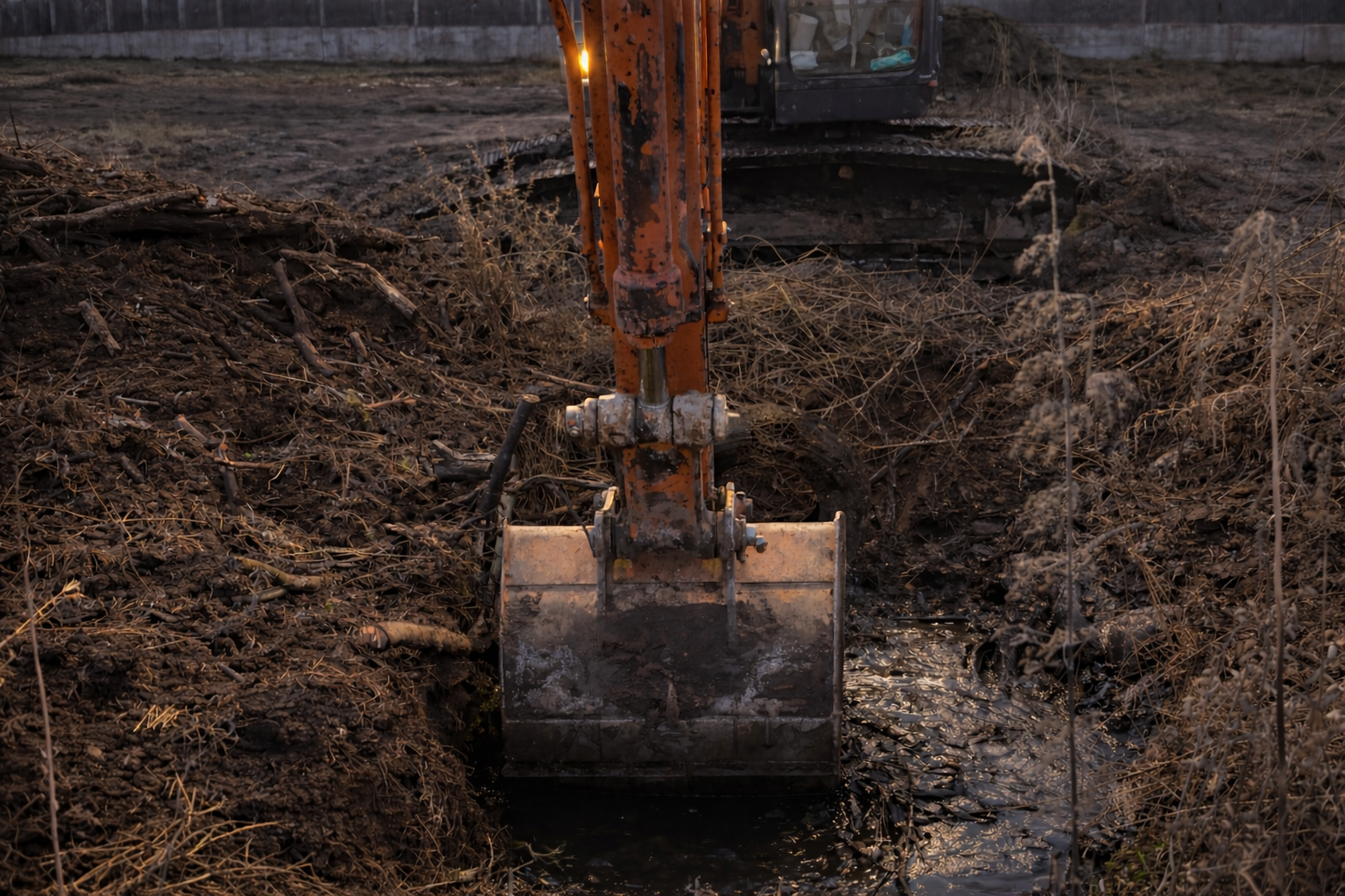 Работа RedHills — проект 1: очистка водоёмов, земляные работы, благоустройство