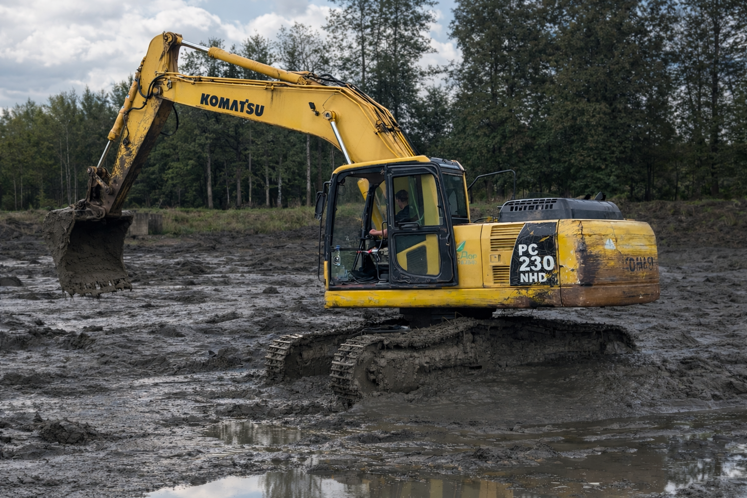 Работа RedHills — проект 28: очистка водоёмов, земляные работы, благоустройство