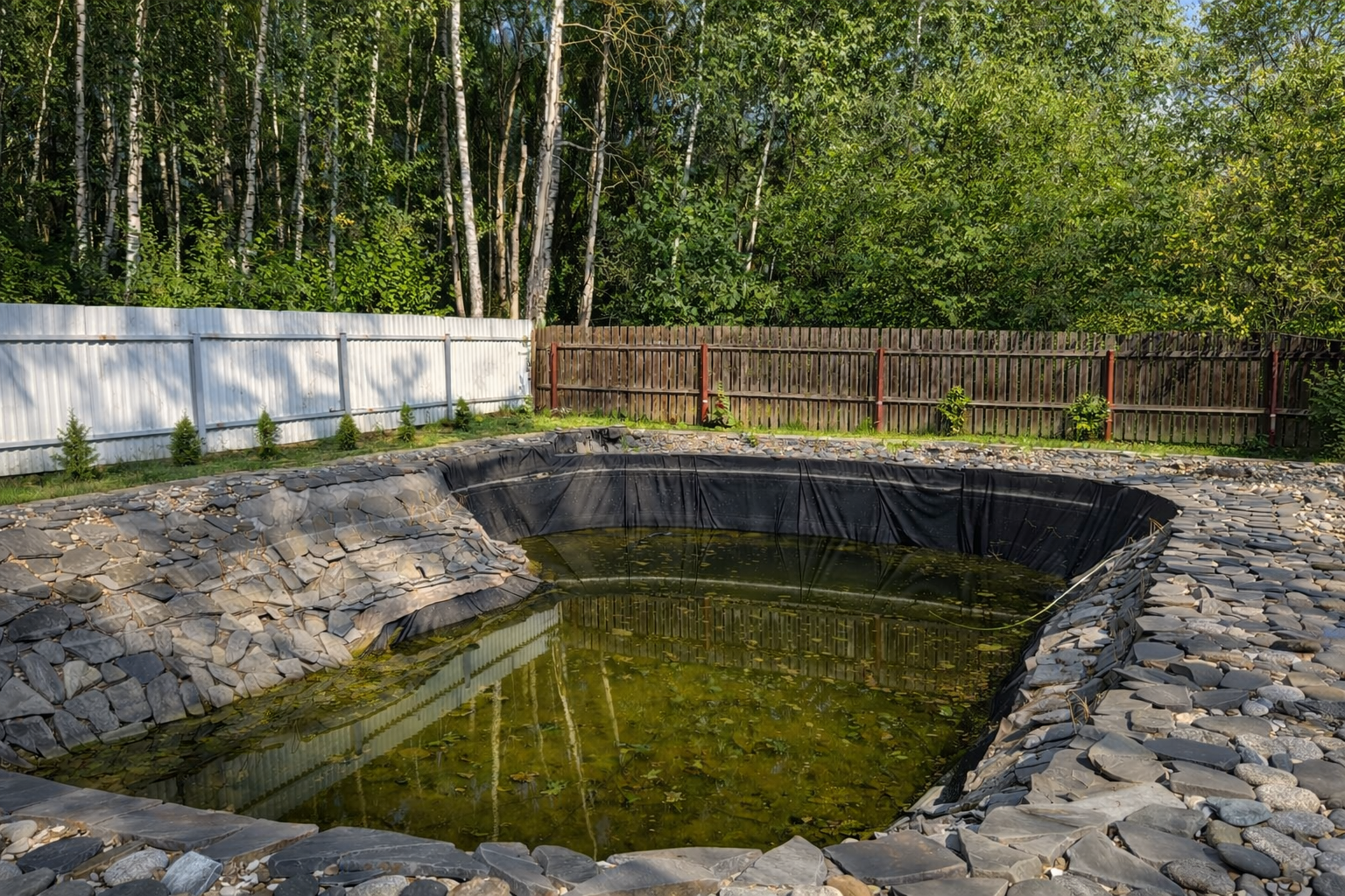 Работа RedHills — проект 42: очистка водоёмов, земляные работы, благоустройство