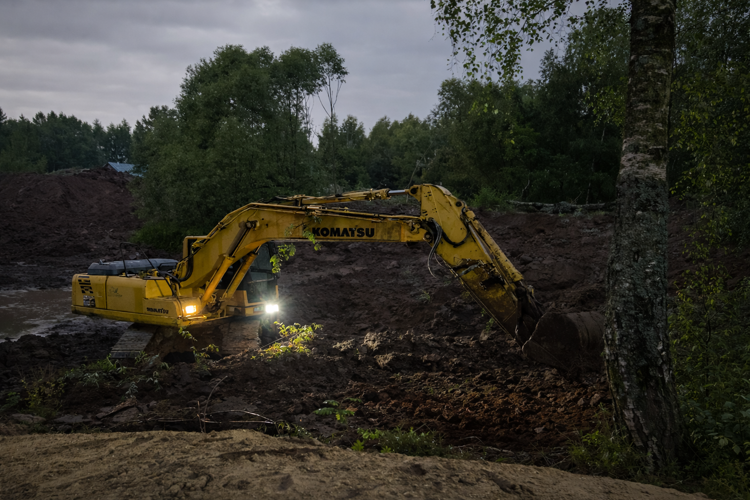 Работа RedHills — проект 46: очистка водоёмов, земляные работы, благоустройство