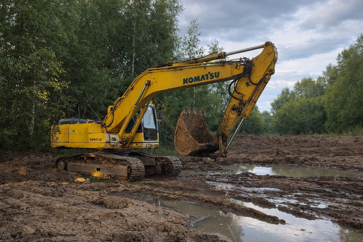 Работа RedHills — проект 53: очистка водоёмов, земляные работы, благоустройство