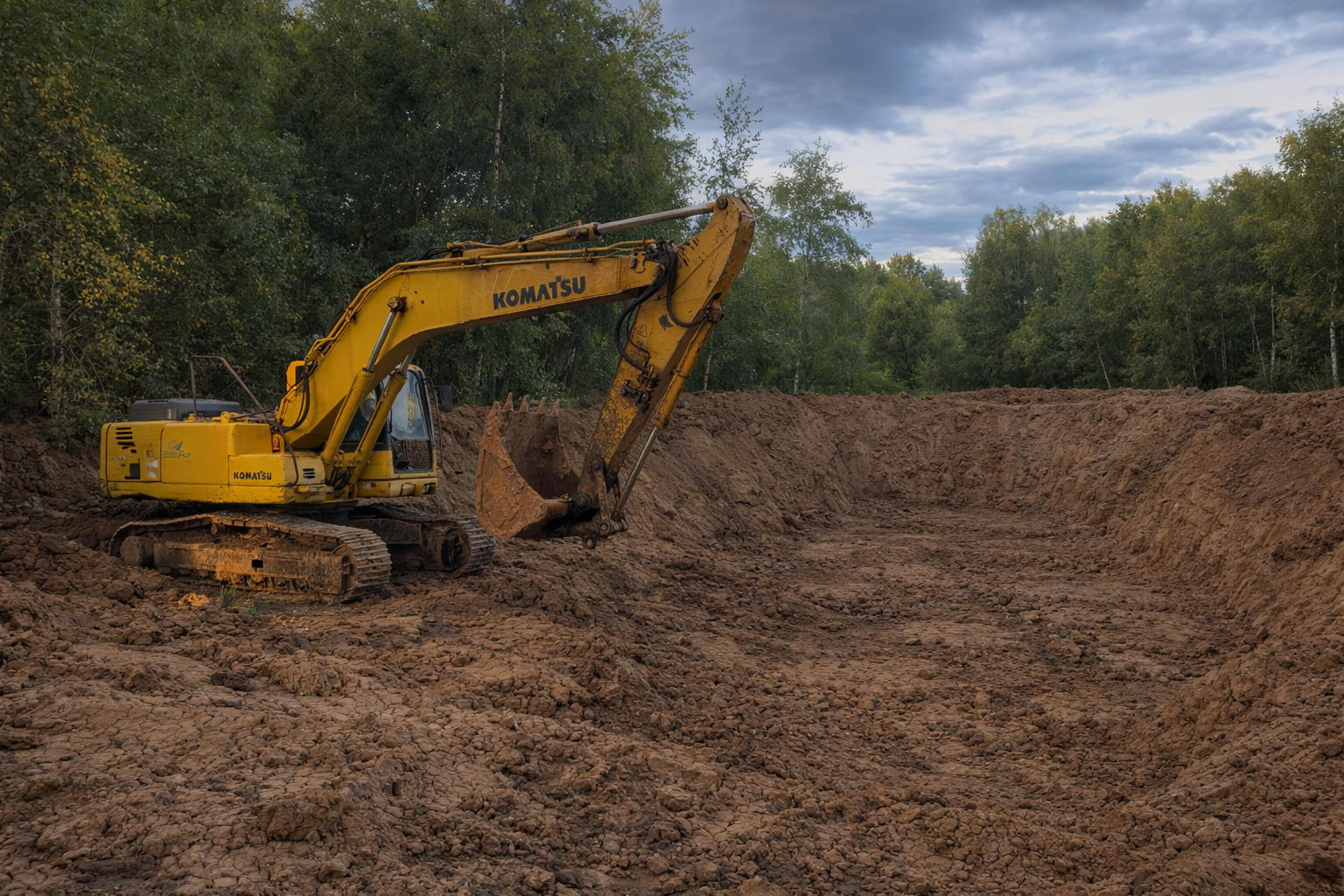 Работа RedHills — проект 27: очистка водоёмов, земляные работы, благоустройство